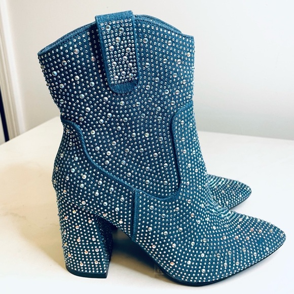 TOP GUY SHOES Alias Rhinestone Western Boot - Picture 16 of 16